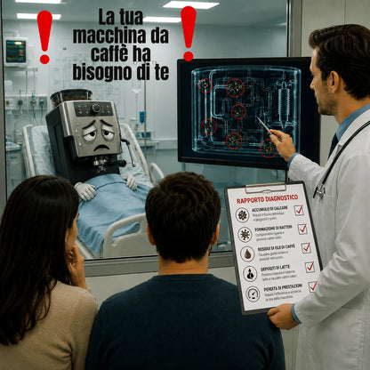 Clanixa Pastiglie 3 in 1 – Anticalcare, Sistema Latte e Circuiti Interni
