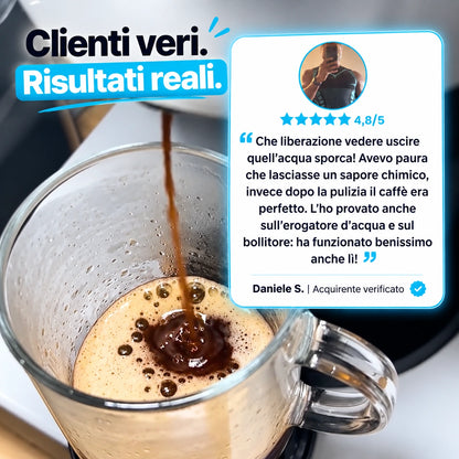 Clanixa CleanCare – Pastiglie per la Pulizia della Macchina da Caffè